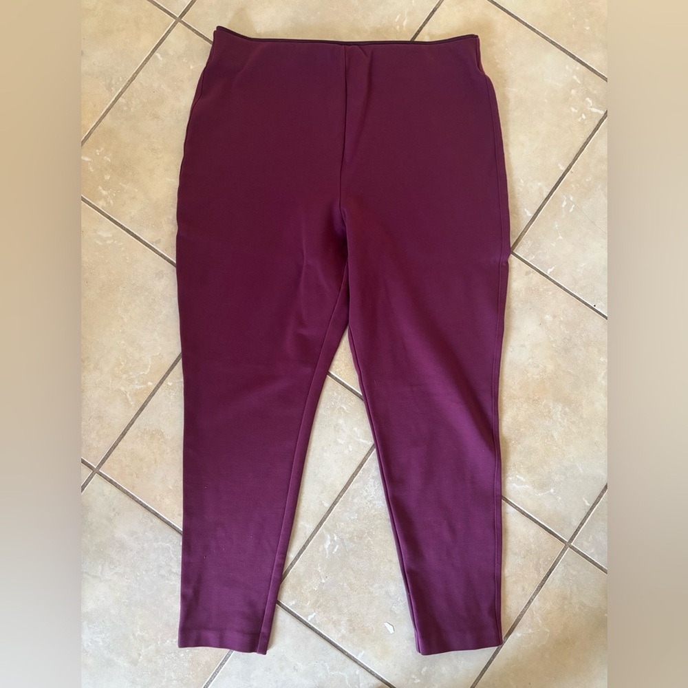 Banana Republic Burgundy stretch pants